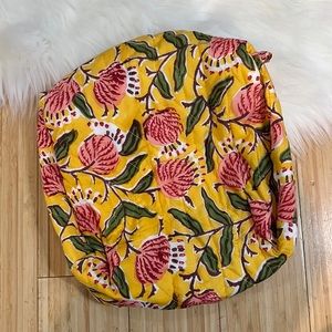 Floral Cosmetics Bag